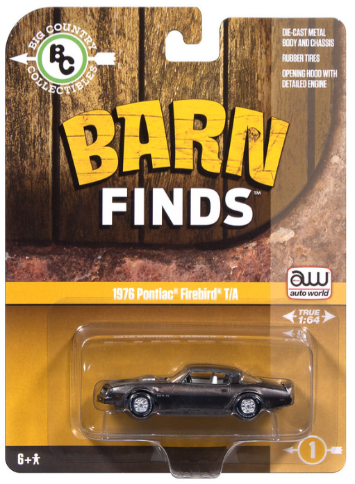 Auto World BC003 1:64 Big Country 1976 Pontiac Firebird T/A Barn